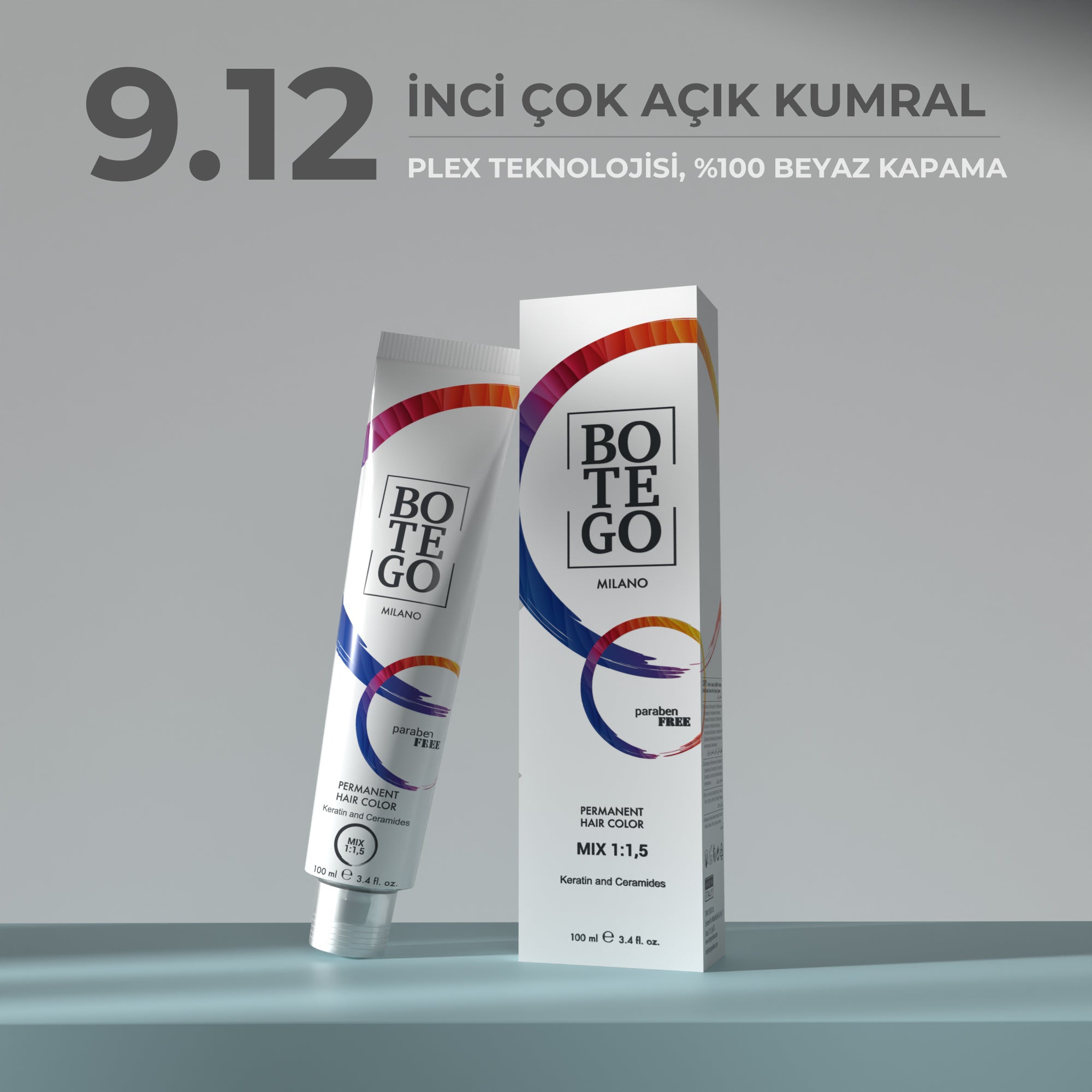 Profesyonel Krem Saç Boyası - 9.12 İnci Çok Açık Kumral 100 ml